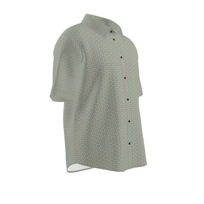Flower of Life Short Sleeve Shirt – Sacred Pattern for Everyday Flow 2424337_3_3d