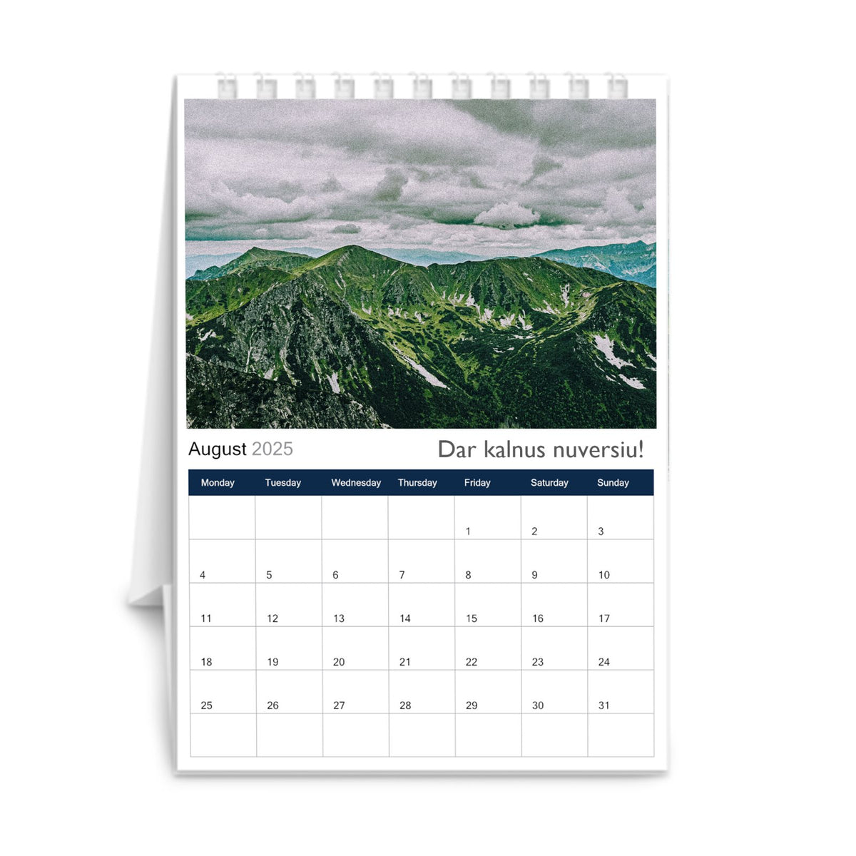 2025 Inspirarional Desk Calendar